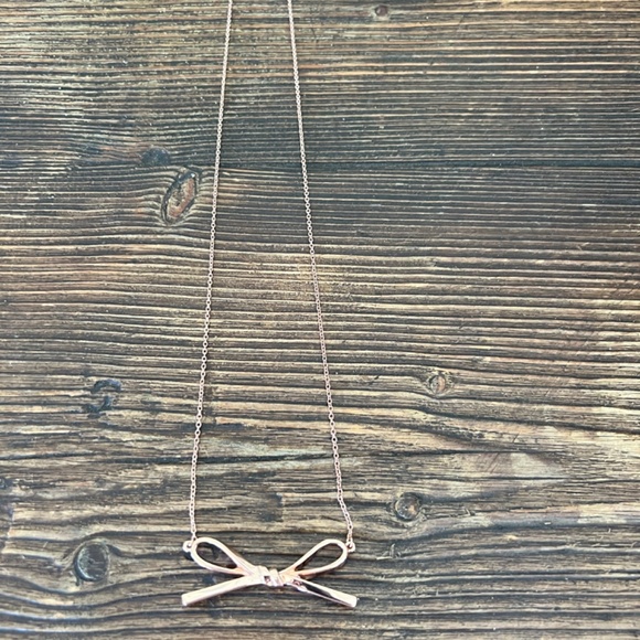 Kate Spade Skinny Minnie Bow Necklace and Earring Bundle - Picture 4 of 7